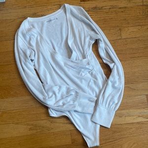 Abercrombie Soft & Cozy Long Sleeve Bodysuit